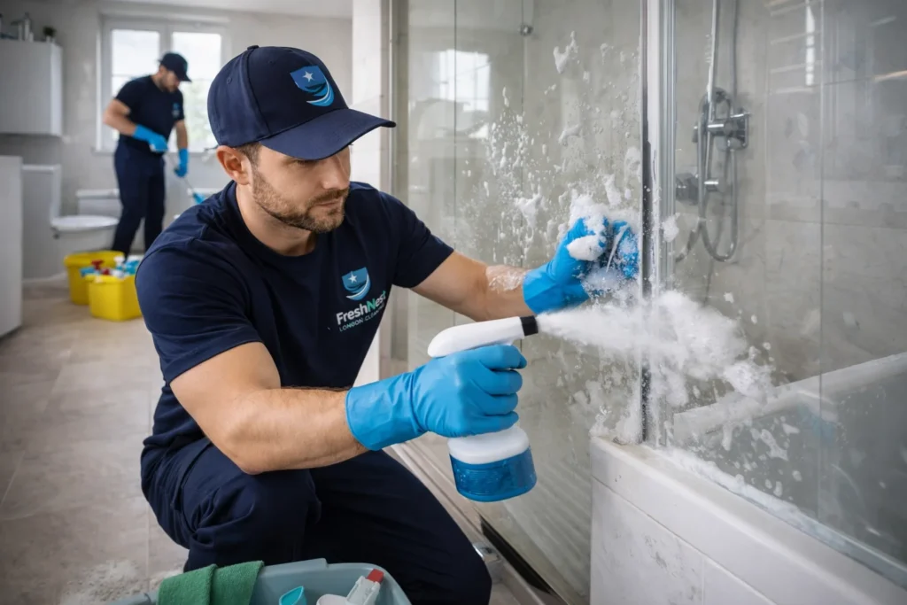 FreshNest Cleaner Working